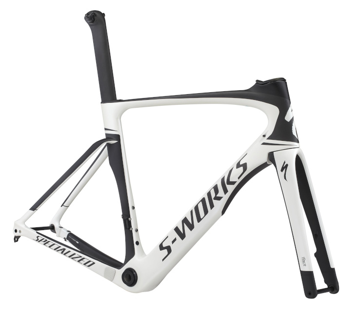 スペシャライズド S-WORKS VENGE DISC ViAS FRAMESET（GLOSS METARLLIC WHITE/SATIN CARBON/BLACK ）