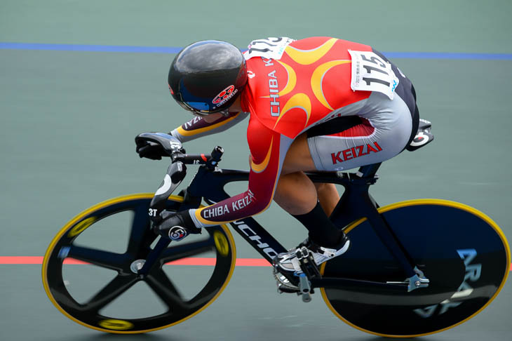 スプリント予選4位 荒川 仁(千葉経済) 10秒870