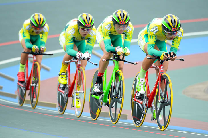 4kmチームパーシュート予選1位 榛生昇陽 4分22秒935