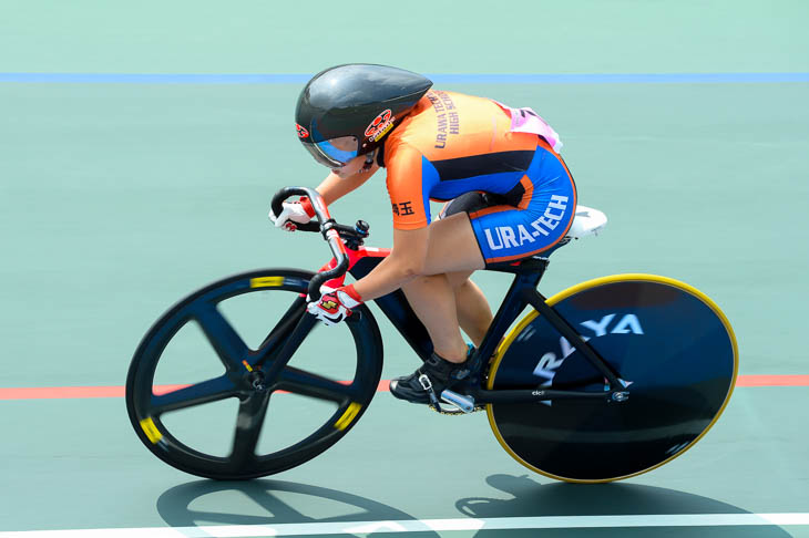 女子500mタイムトライアル優勝 細谷夢菜