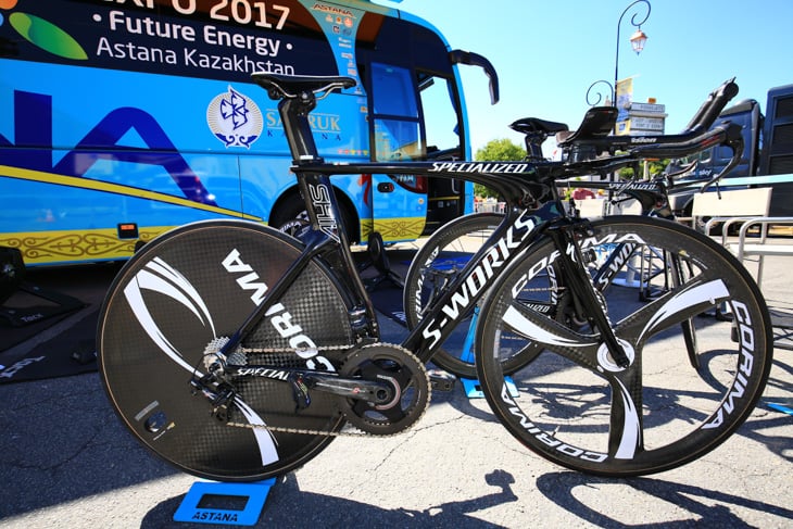 ヴィンチェンツォ・ニーバリ(イタリア、アスタナ)のスペシャライズド S-WORKS SHIV TT