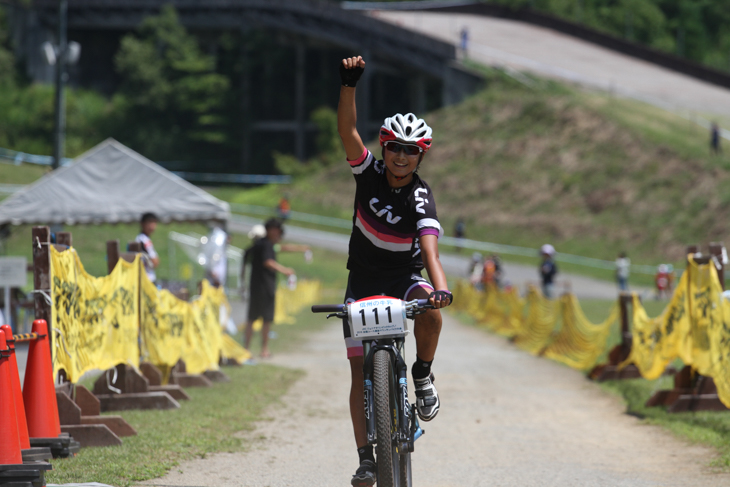 女子ユース(12-13)を制した渡部春雅(神奈川県 GIANT港北Liv)