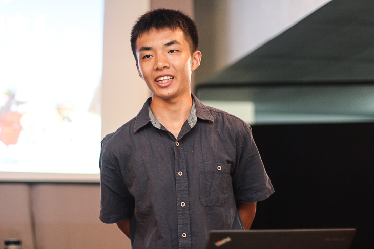 溝口哲也さん(20歳)は豊橋技術科学大学の2年生