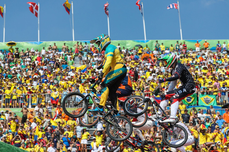 19日に決勝が行われた男子BMX