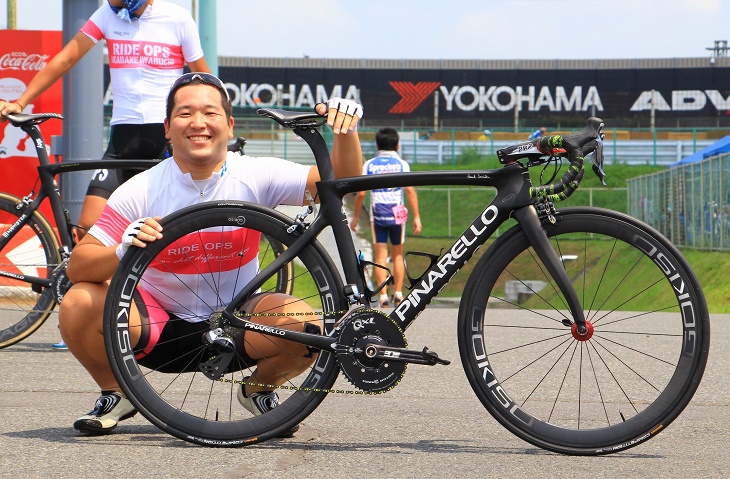 吉岡勝彦さん( Rideops alpha)ピナレロ DOGMA F8
