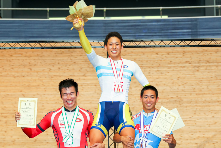 男子1kmタイムトライアル 表彰