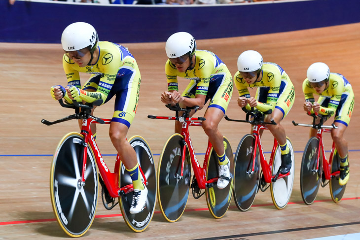 男子4kmチームパーシュート決勝　2位　鹿屋体育大学