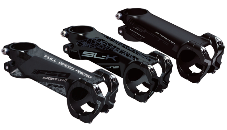 FSA MTB STEM 12°（手前よりK-FORCE、SL-K、Afterburner）