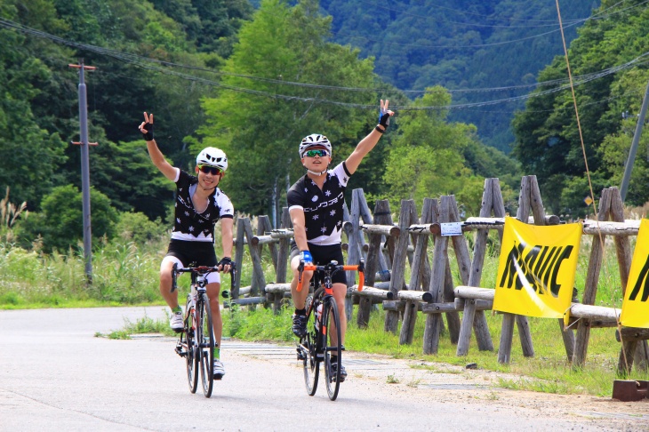 120km、無事にゴールしました!