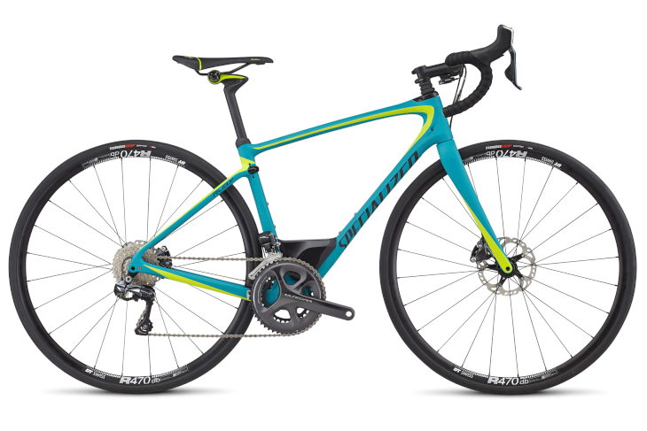 スペシャライズド RUBY EXPERT ULTEGRA Di2（SATIN TURQUOISE/ HYPER GREEN/ BLACK）