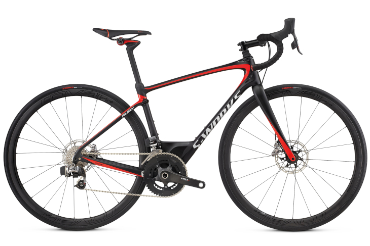 スペシャライズド S-WORKS RUBY eTap（TARMAC BLACK/NORDIC RED/CHROME）