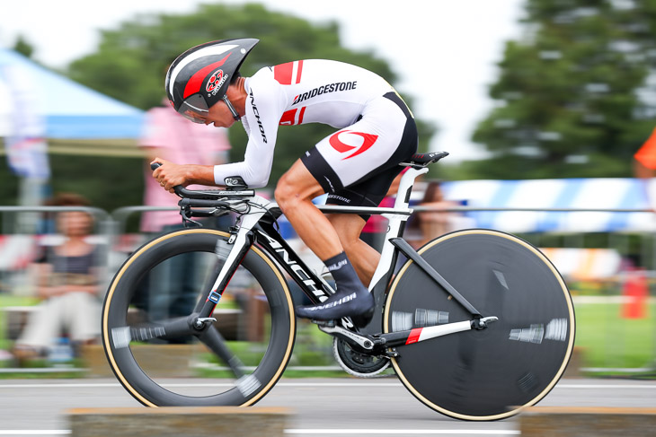 2位 西薗良太(ブリヂストンアンカーサイクリングチーム)19分50秒477