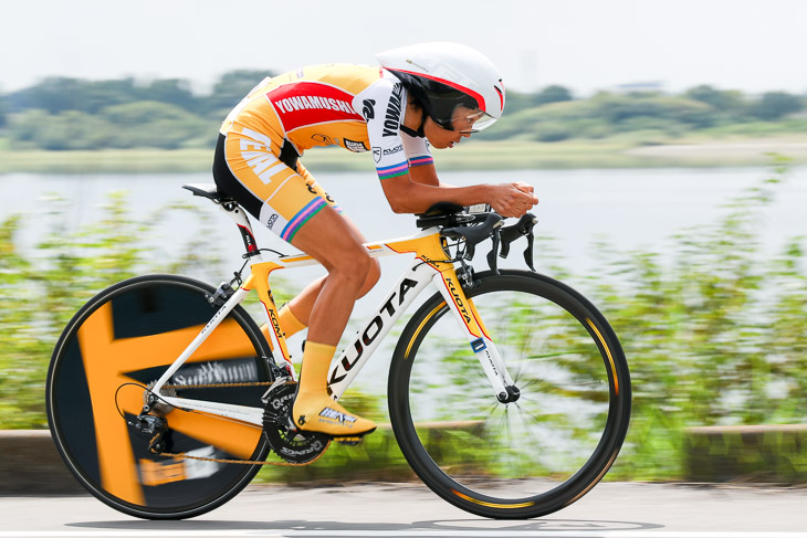 Fクラスタ 2位 唐見実世子(弱虫ペダルサイクリングチーム)7分36秒049