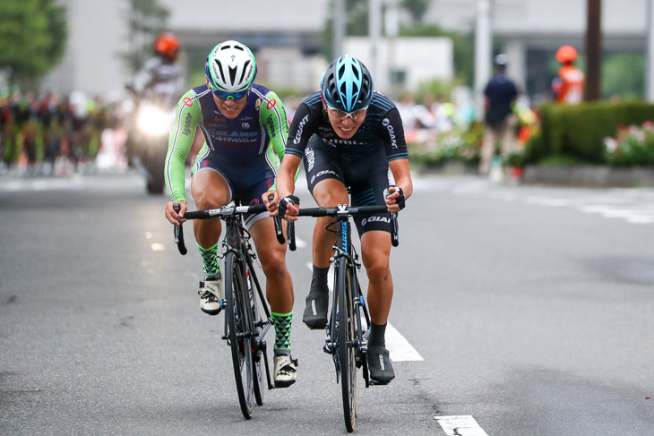 7周目に木村圭佑(シマノレーシング)と中村龍太郎(イナーメ信濃山形)の2人が追走に出る