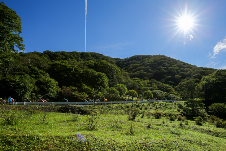 久しぶりの好天に恵まれた赤城山ヒルクライム当日