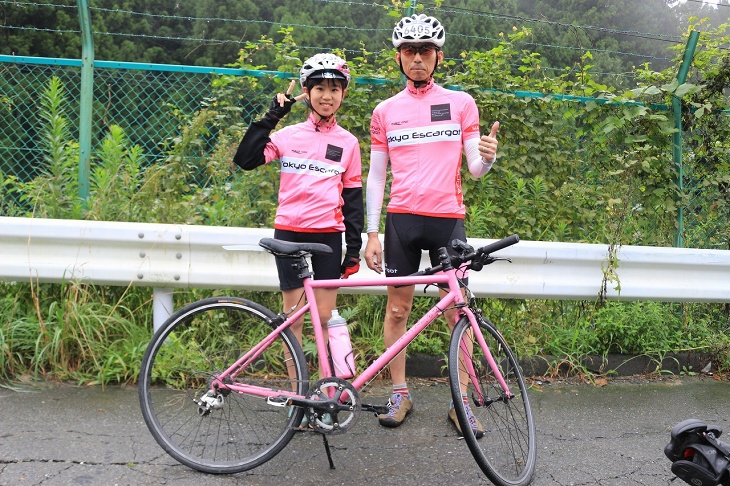 親子で楽しめるのも自転車の魅力。千葉から参加の栗原さん親子