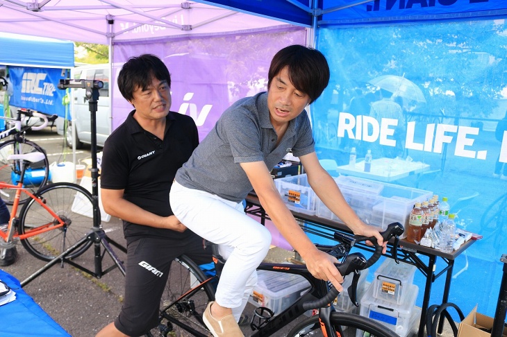 中西哲夫さんも毎年ジャイアントバイクで出走