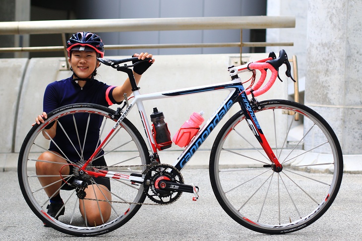 中山由美子さん (CSポジティーボ)キャノンデール Super-Six EVO