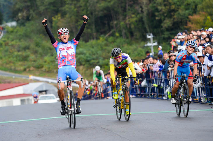 岩手国体ロード少年男子　大町健斗（広島）が優勝