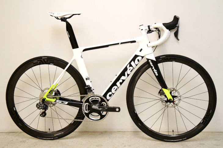 サーヴェロ S3 DISC（シマノULTEGRA Di2仕様、WHT/BLK/LIME）