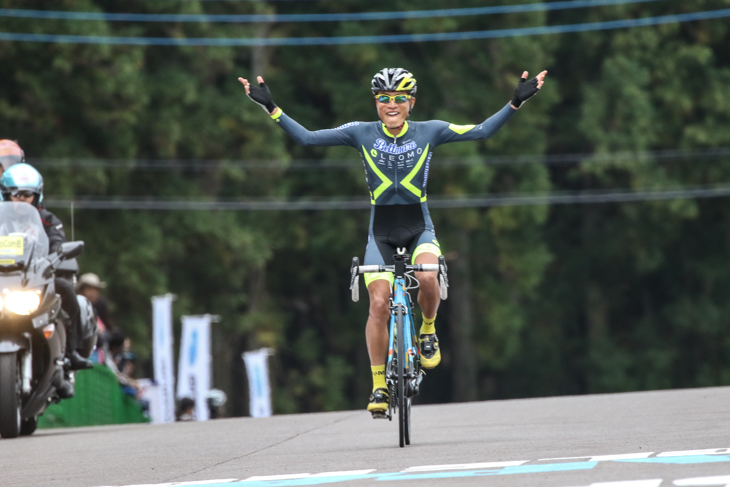 独走優勝を飾った才田直人（リオモ・ベルマーレ）