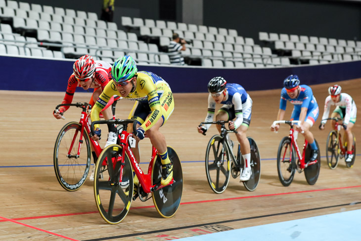 B-オムニアム ポイントレース 徳田匠(鹿屋体育大学)が総合1位