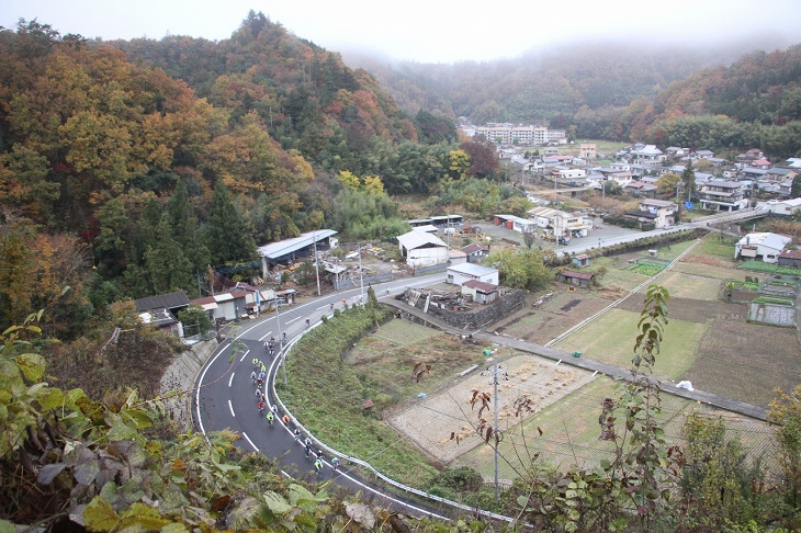 常葉トンネルへの登りへとアプローチ