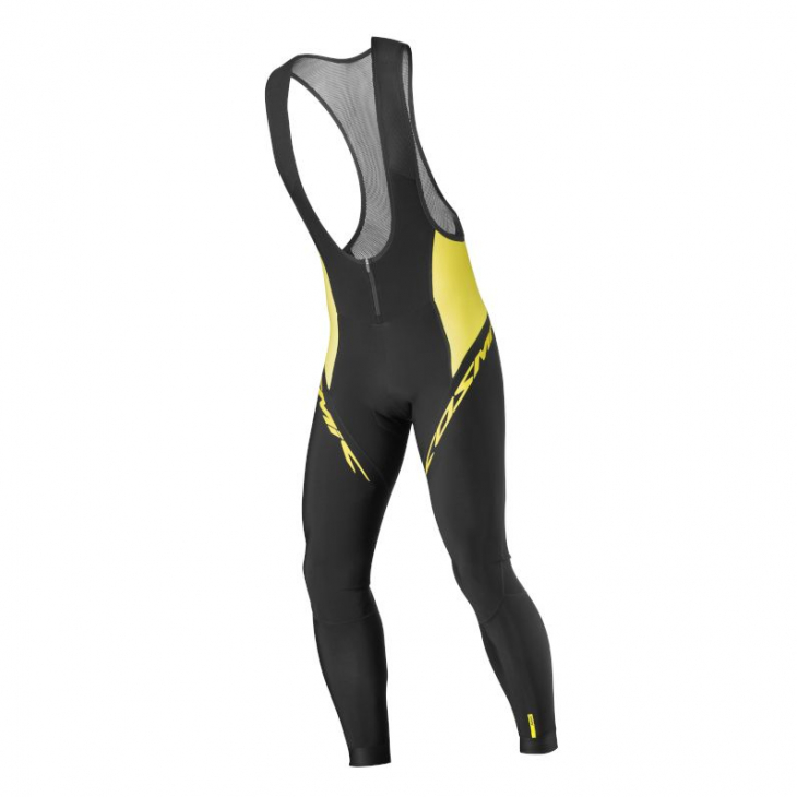 マヴィック Cosmic Elite Thermo Bib Tights(Black/Yellow Mavic)