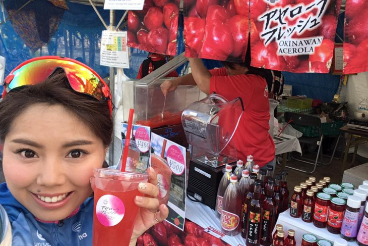 大会会場に出店していたアセロラジュース。昨年、本店にも行きました~