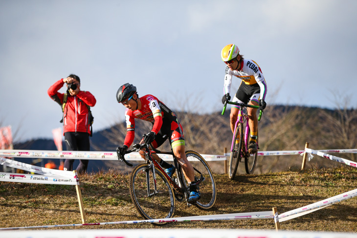 小坂光(宇都宮ブリッツェンシクロクロス)と前田公平(弱虫ペダルサイクリング)