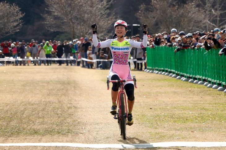 全日本選手権2連覇を達成した坂口聖香（パナソニックレディース）