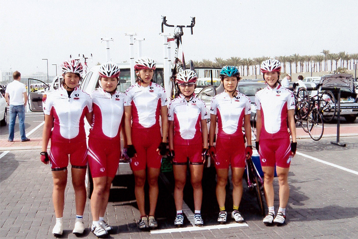 針谷は女子日本代表としてツアー・オブ・カタール2009にも参戦
