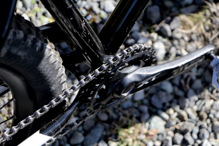シングルスピードMTBで参加していた方も(ただしこの後SLATEに試乗して虜に)