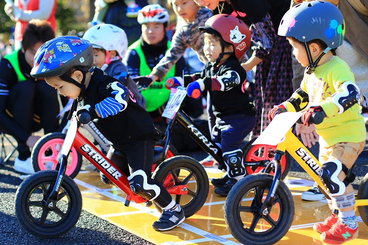 ランバイクのレースも行われました