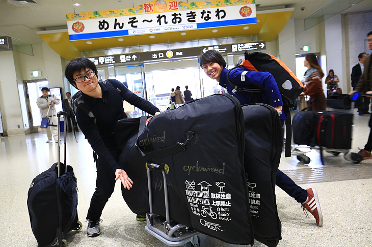 初の飛行機輪行も難なくクリア!