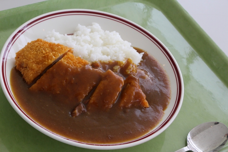 スキー場といえばのカツカレー