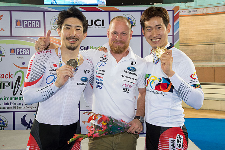 エリート男子ケイリン 金&銀メダル