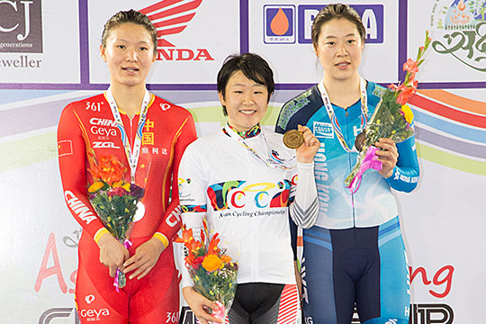 エリート女子オムニアム 表彰