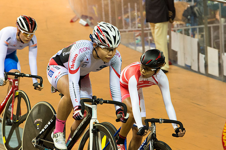 エリート女子スクラッチ 古山稀絵(東京、日本体育大学)は8位でフィニッシュ