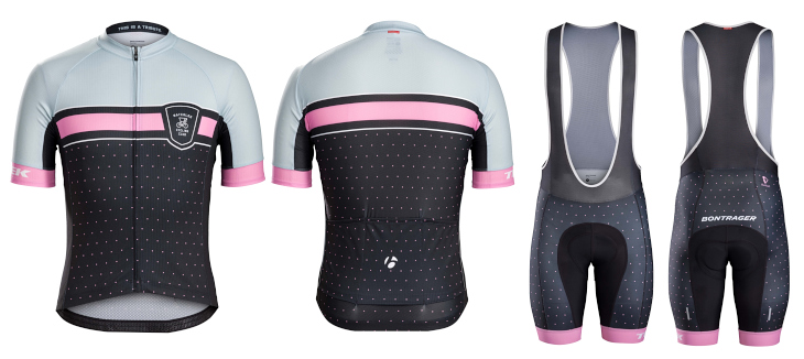 ボントレガー Specter Jersey、Bib Short（Waterloo Pink）