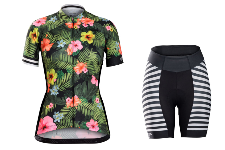 ボントレガー Anara Womens Jersey、Short(Floral Stripe)