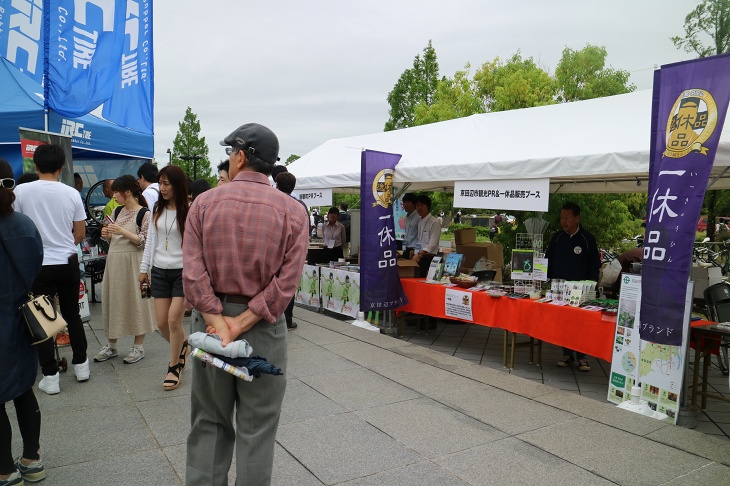 京田辺市や精華町のグルメ、スイーツ等の出展も