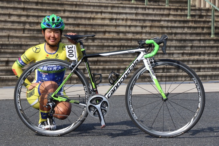 中井彩子(鹿屋体育大学2年) キャノンデール SUPERSIX EVO Hi-MOD