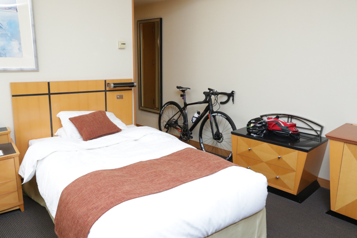 JRホテルクレメント高松は部屋に自転車を持ち込み可能