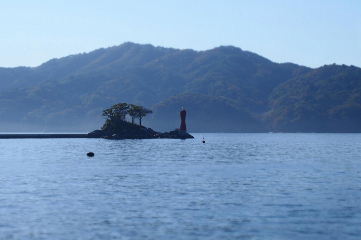 ひょっこりひょうたん島のモデルとされる蓬莱島
