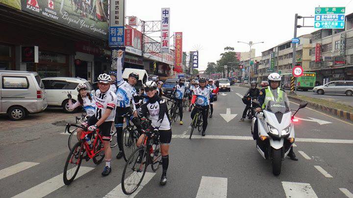 台湾一周サイクリングを敢行した「四国一周サイクリングPR隊」。6日間で走り、台湾各地でPR活動を行った