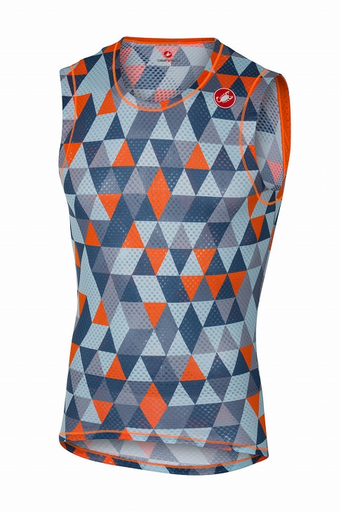 カステリ PRO MESH SLEEVELESS（マルチカラーブルー）