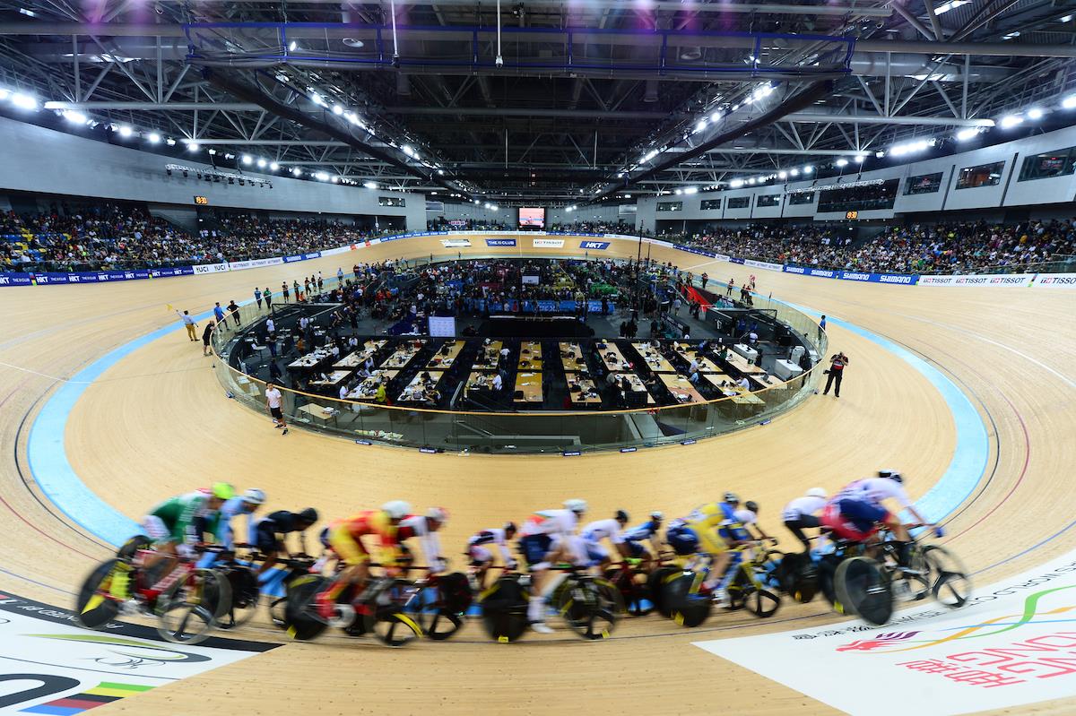香港ヴェロドロームで開催されたUCIトラック世界選手権
