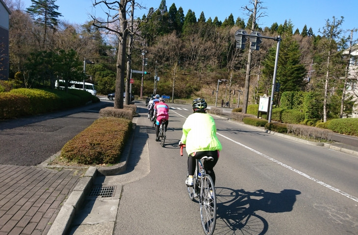 さぁライドに出発です！泉パークタウン