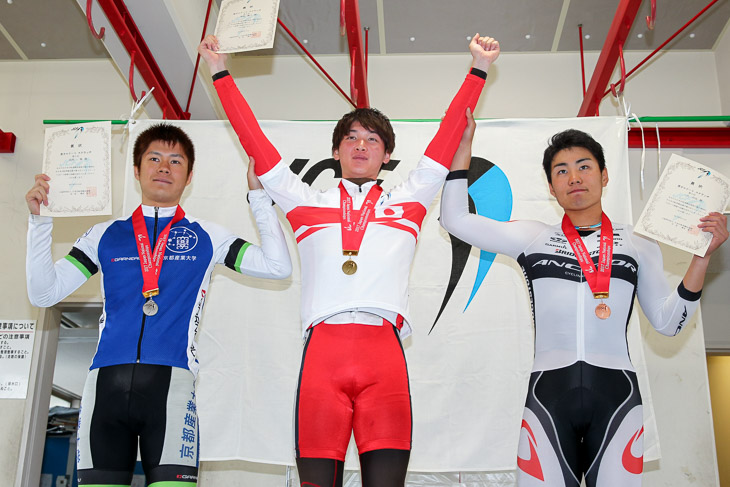 男子スクラッチ 表彰